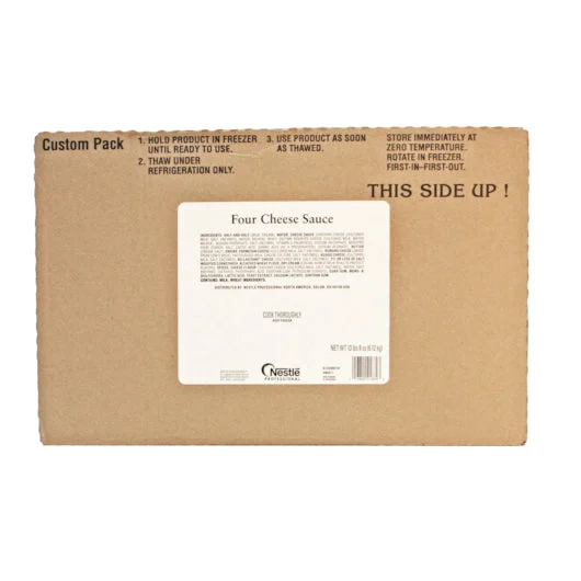 Nestle Professional Four Cheese Sauce 6 2.25 LB Size 13.5 Pound Each - 1 Per Case.