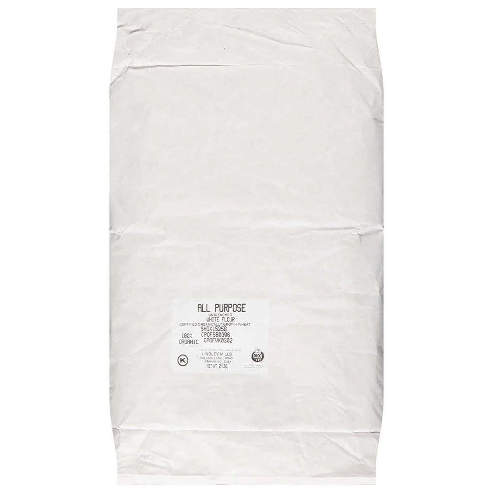 Lindley Mills - Flour Organic All Purpose - Case of 25 - LB