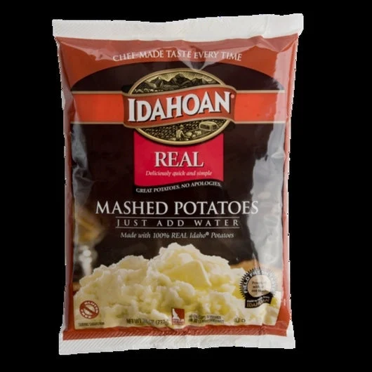 Idahoan Creamy Classic Mashed Potatoes 26 Ounce Size - 12 Per Case.