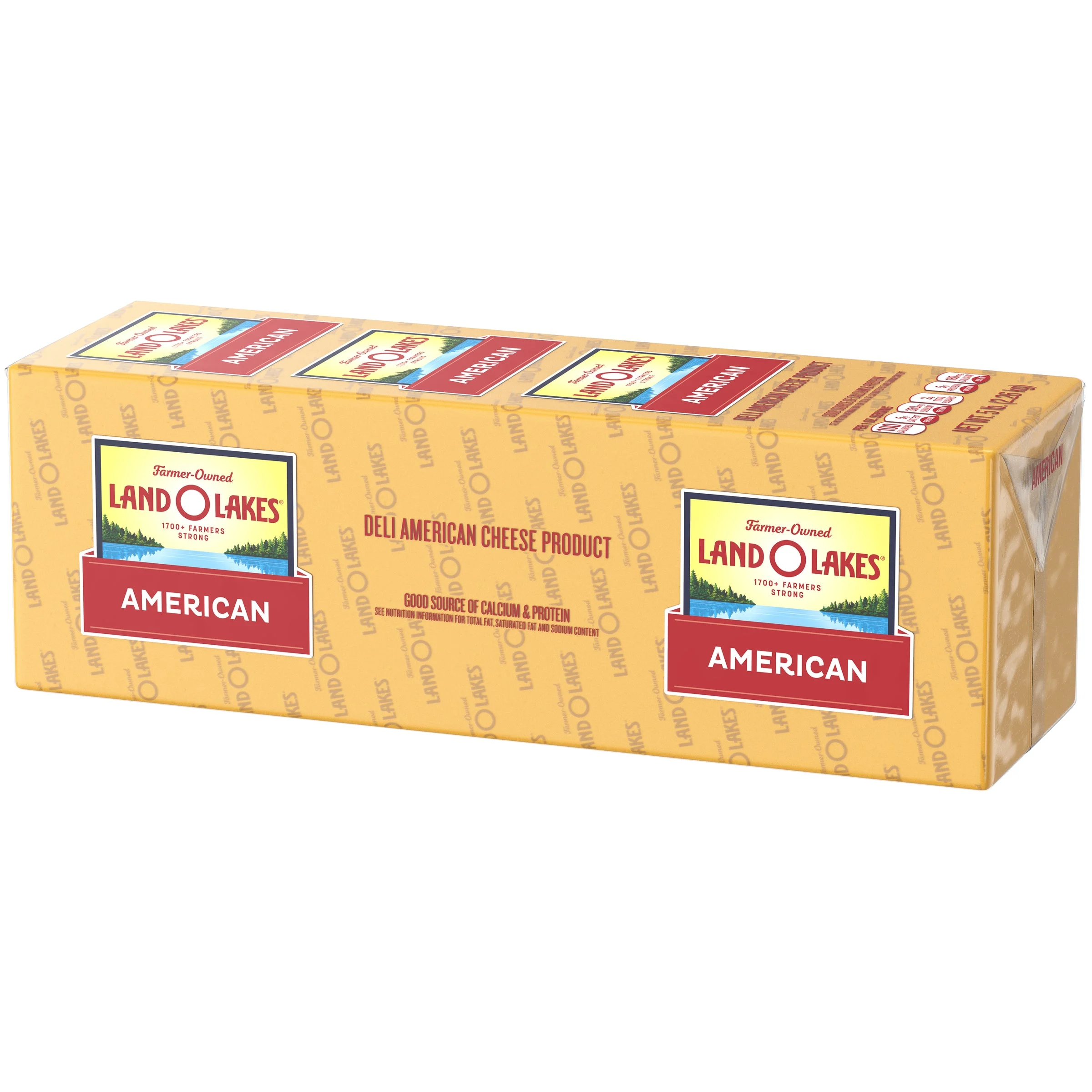 Land-O-Lakes Yellow Deli American 5 Pound Each - 6 Per Case.