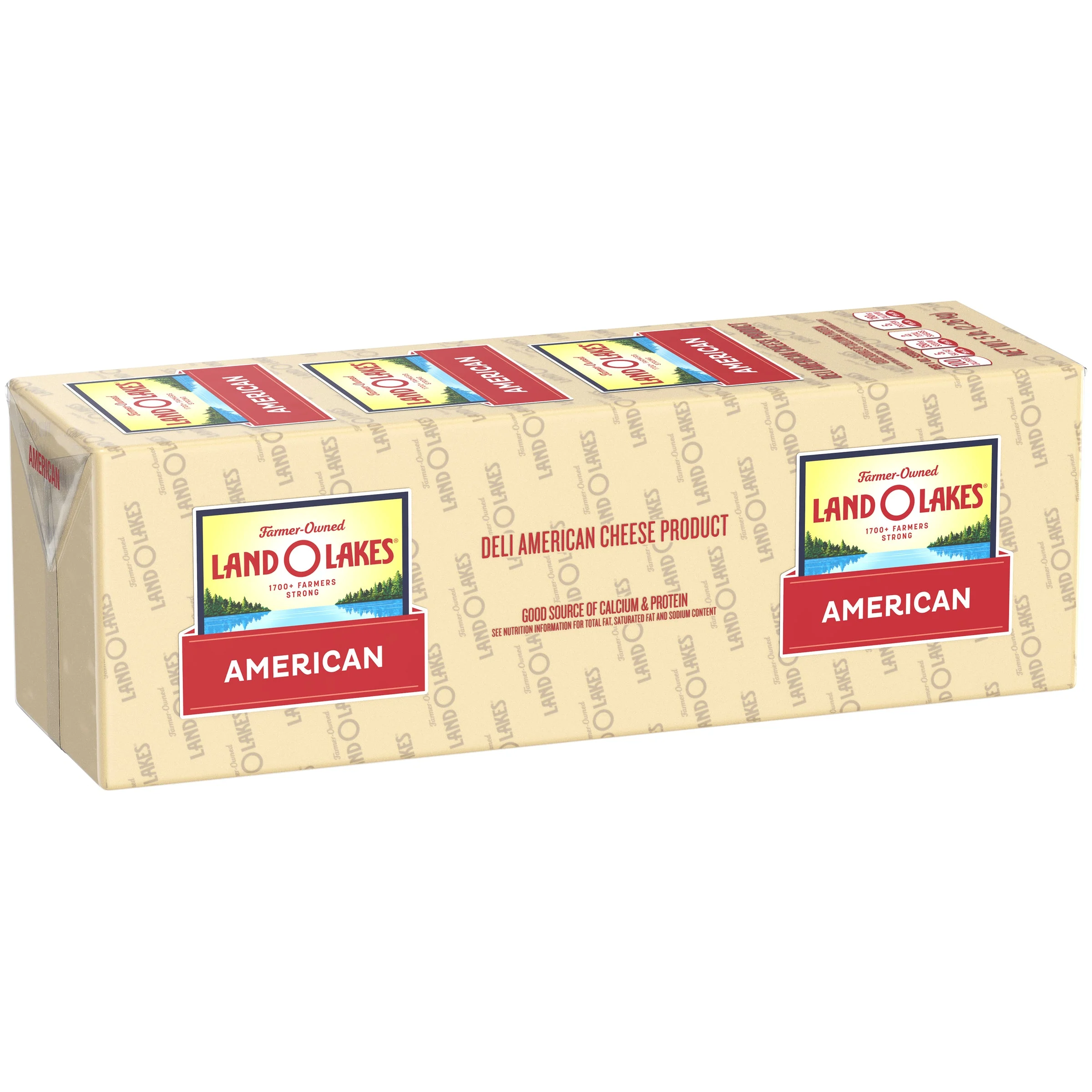 Land-O-Lakes White Deli American 5 Pound Each - 6 Per Case.