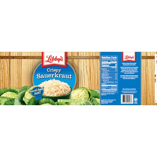 Libby's Sauerkraut 99 Ounce Size - 6 Per Case.