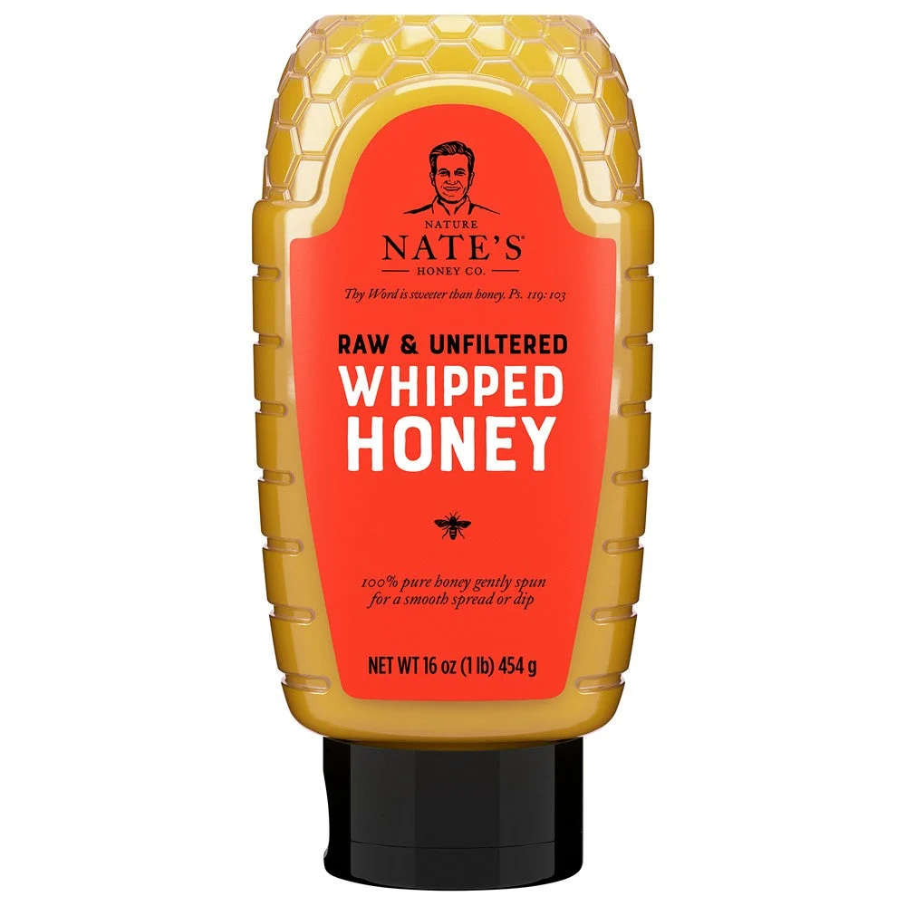 Nature Nate's - Honey Whpd Clsc Raw Unflt - Case of 6-16 FZ
