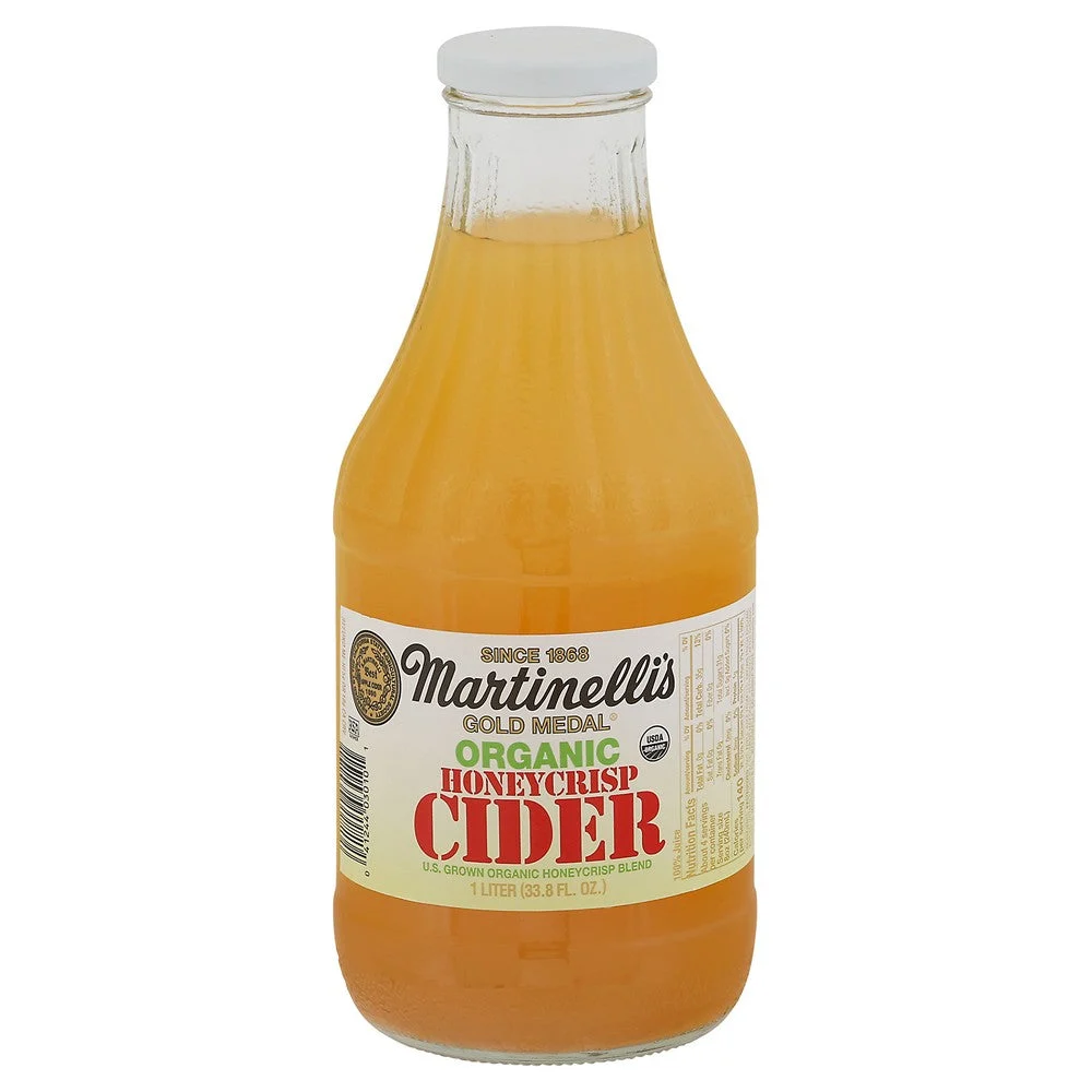 Martinelli's - Cider Organic Hnycrsp Unfltrd - Case of 6-33.8 FZ
