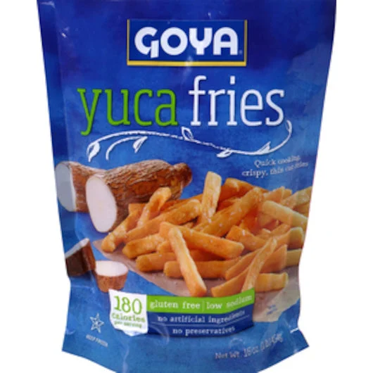 Goya Yuca Fries - 16 Ounce Size - 20 Per Case.