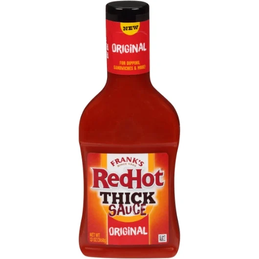 Frank's Redhot Original Thick Sauce 13 Ounce Size - 6 Per Case.