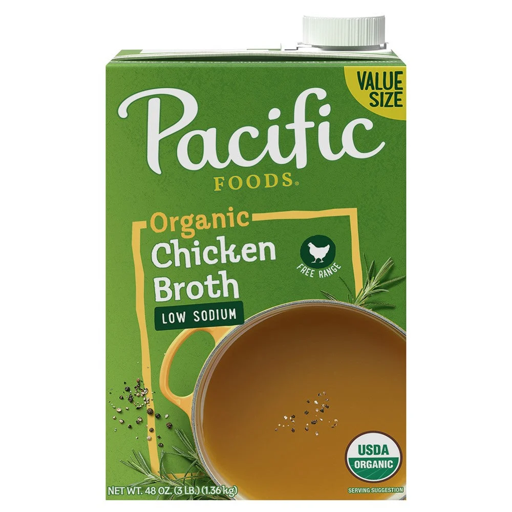 Pacific Foods - Broth Organic Chkn Low Sodium - Case of 8-48 FZ