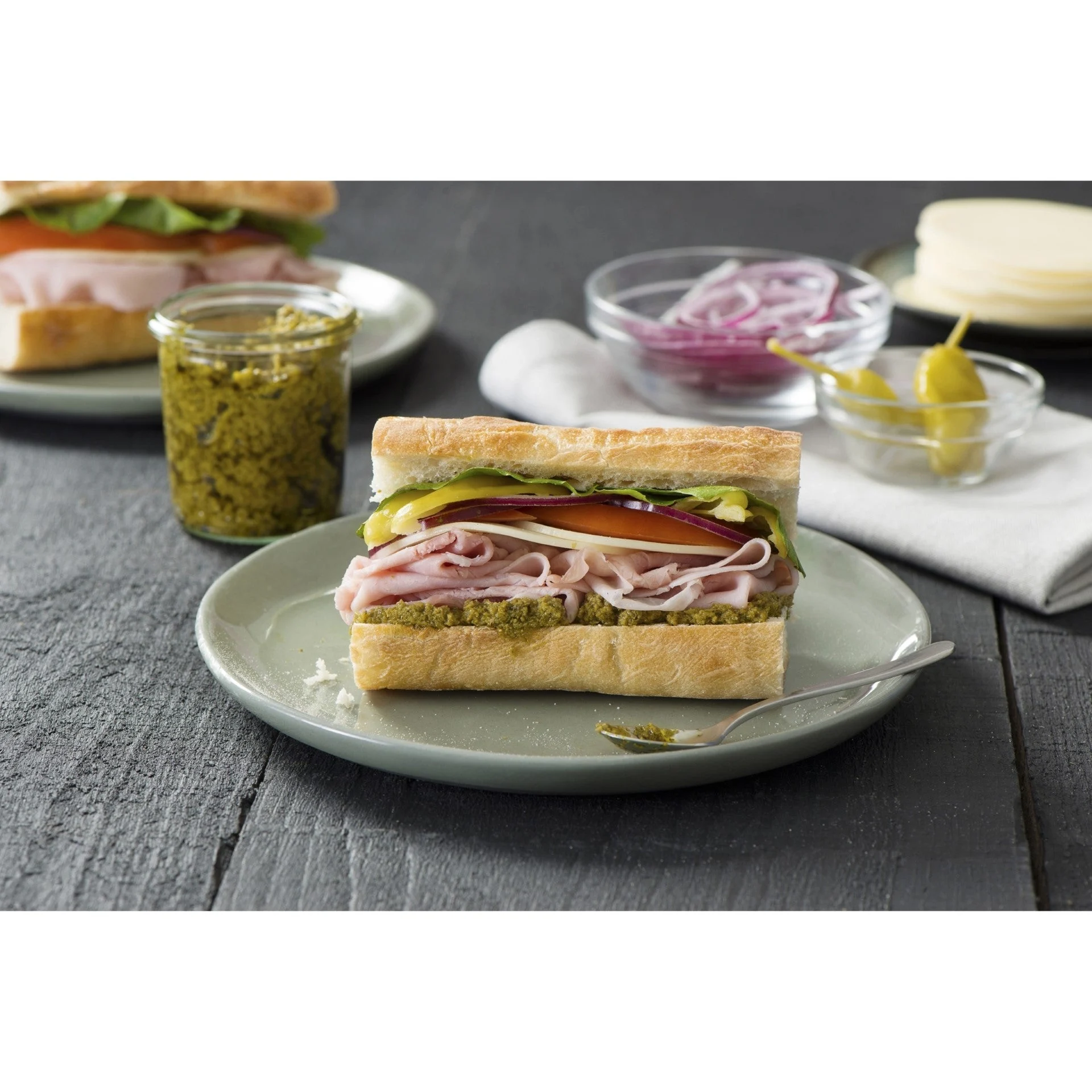 Ham Patty 3 Pound Each - 4 Per Case.