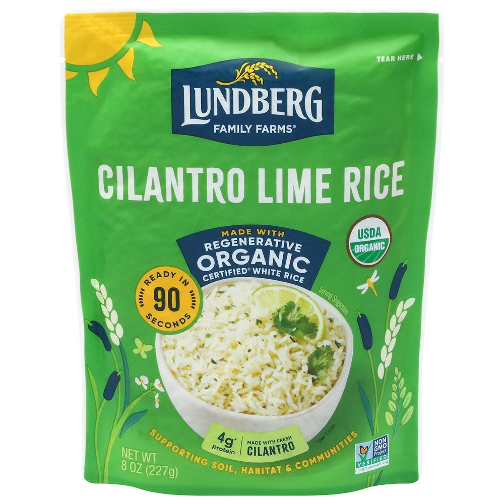Lundberg Family Farms - Rice Organic Cilantro Lime - Case of 6-8 OZ