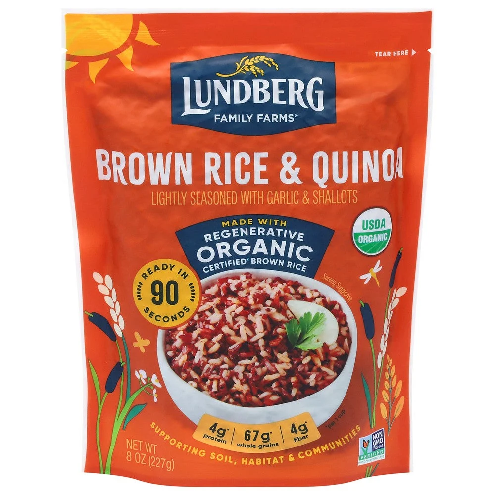 Lundberg Family Farms - Rice Organic Brn Quinoa Blnd - Case of 6-8 OZ