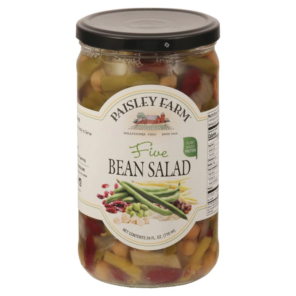 Paisley Farm - Five Bean Salad - Case of 6-24 OZ