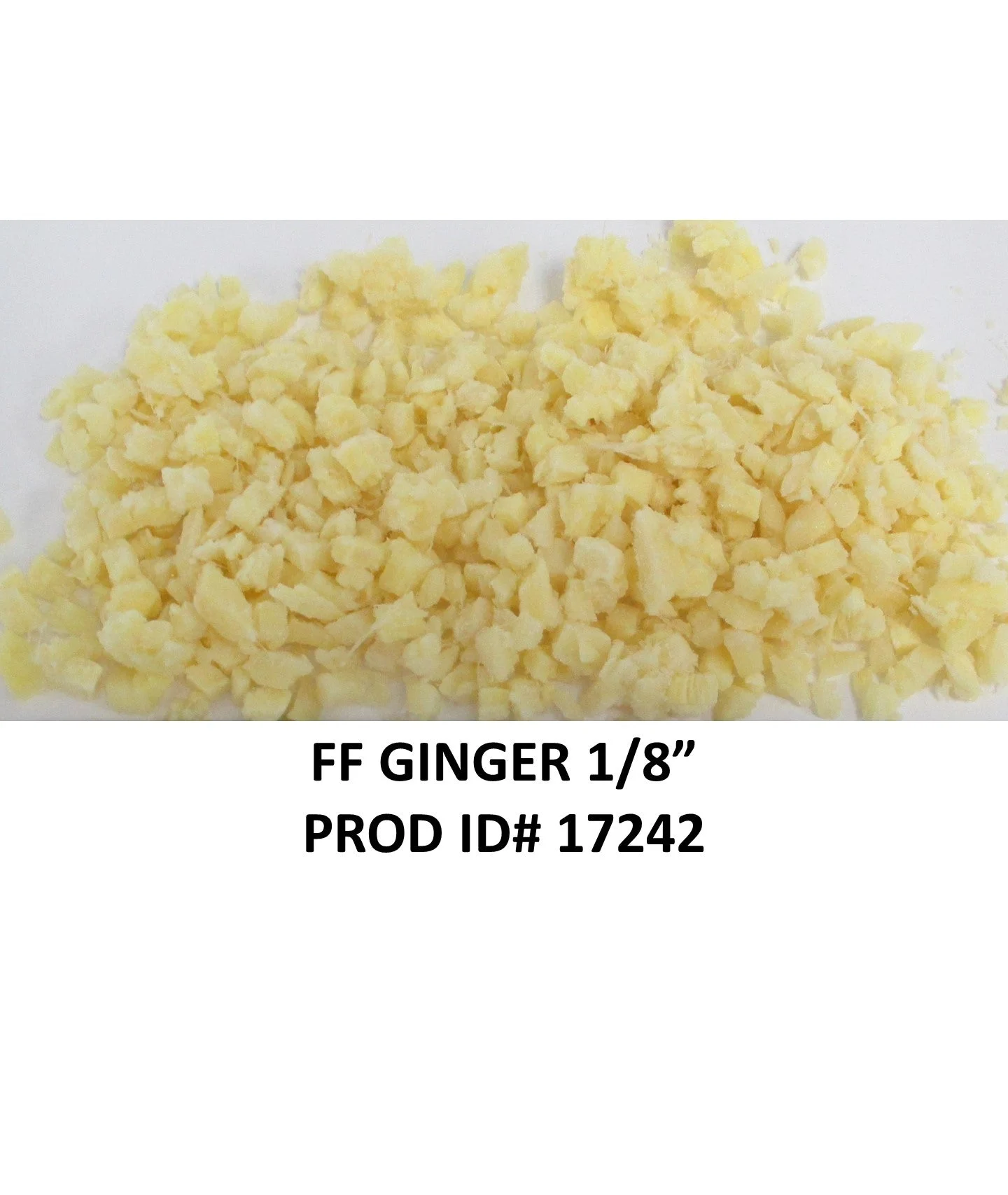 Ginger 8 Inch Diced 5 Pound Each - 1 Per Case.