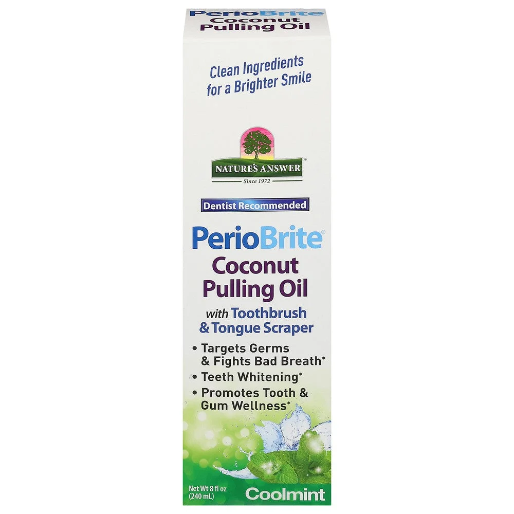 Nature's Answer - Pulling Oil Cnut Cool Mint - EA of 1-8 FZ