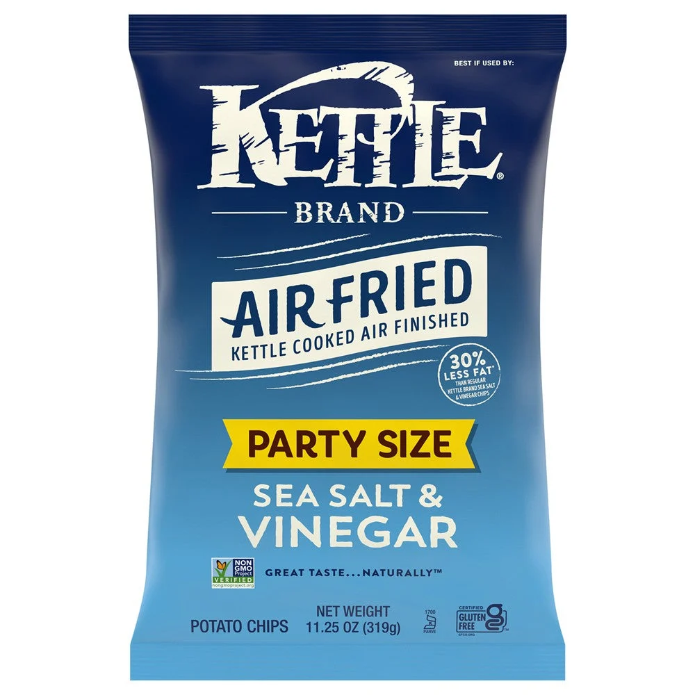 Kettle Brand - Chips Air Fry Seasalt Vngr - Case of 9-11.25 OZ