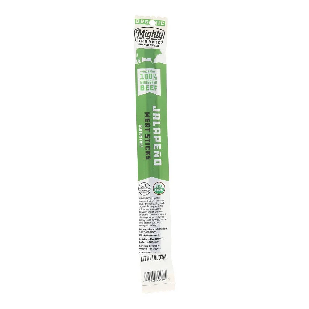 Mighty Organic - Bfstk Organic Grsfd Jalapeno - Case of 24-1 OZ