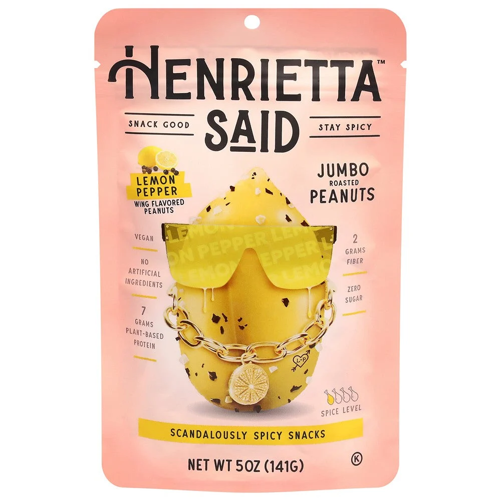 Henrietta Said - Peanuts Lemon Pepper - Case of 12-5 OZ