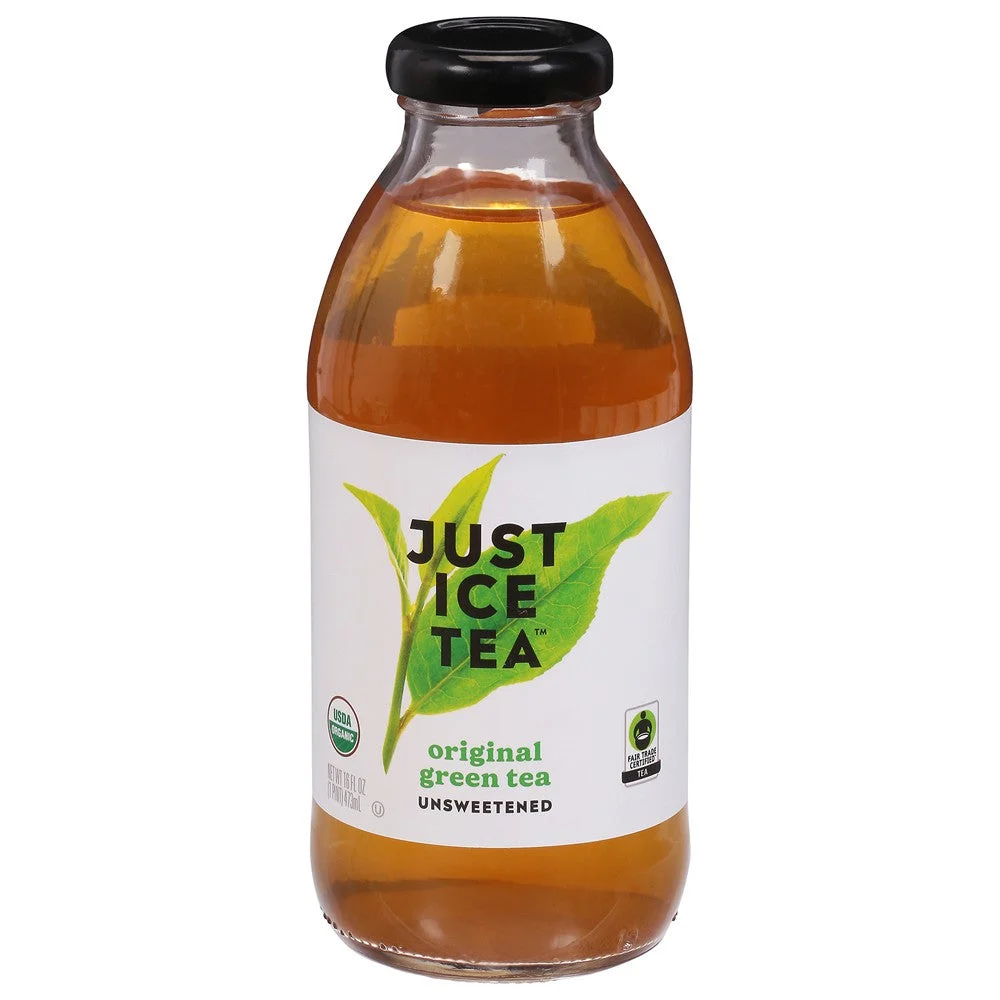 Just Ice Tea - Tea Organic Original Green - Case of 12-16 FZ