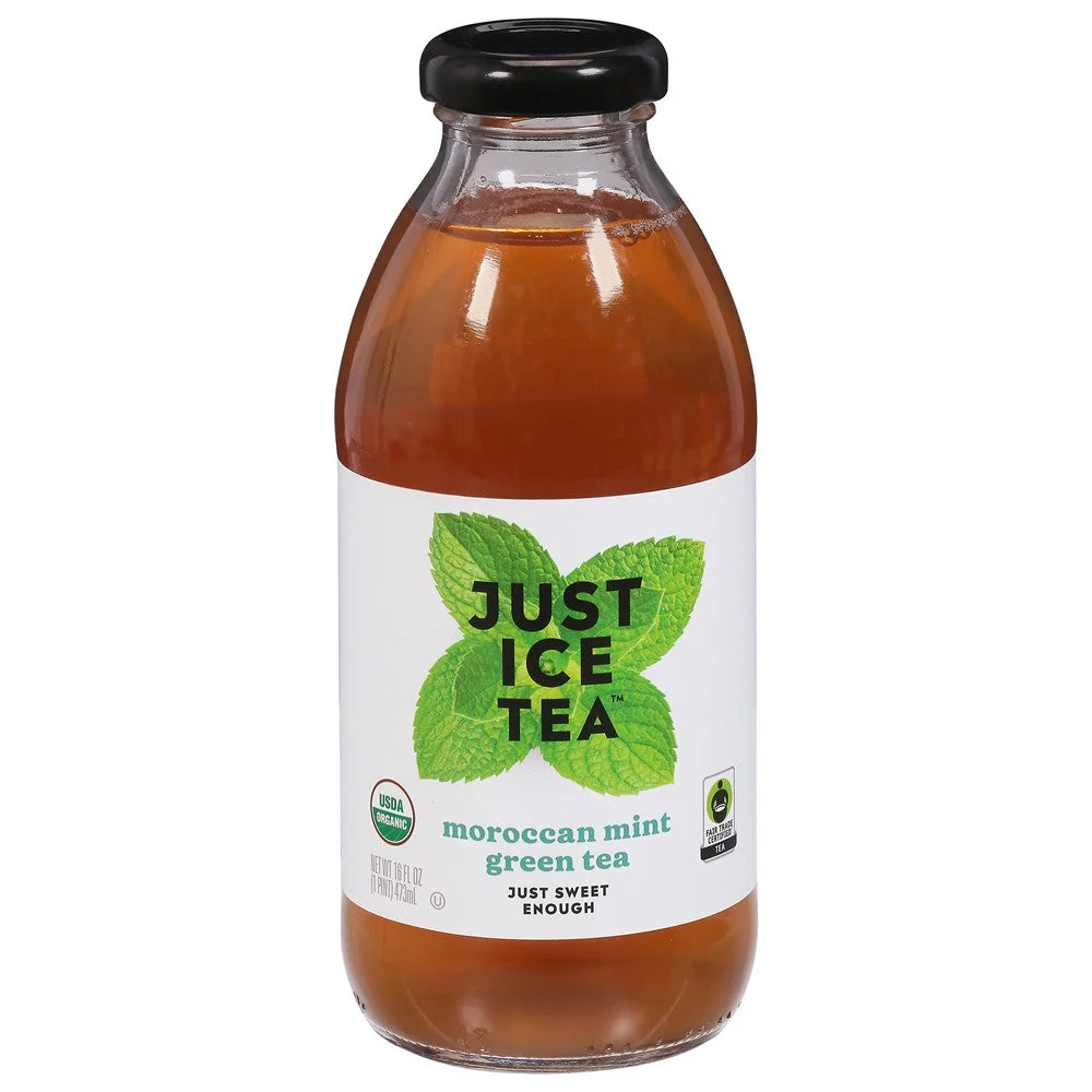 Just Ice Tea - Tea Organic Mrcn Mint Green - Case of 12-16 FZ