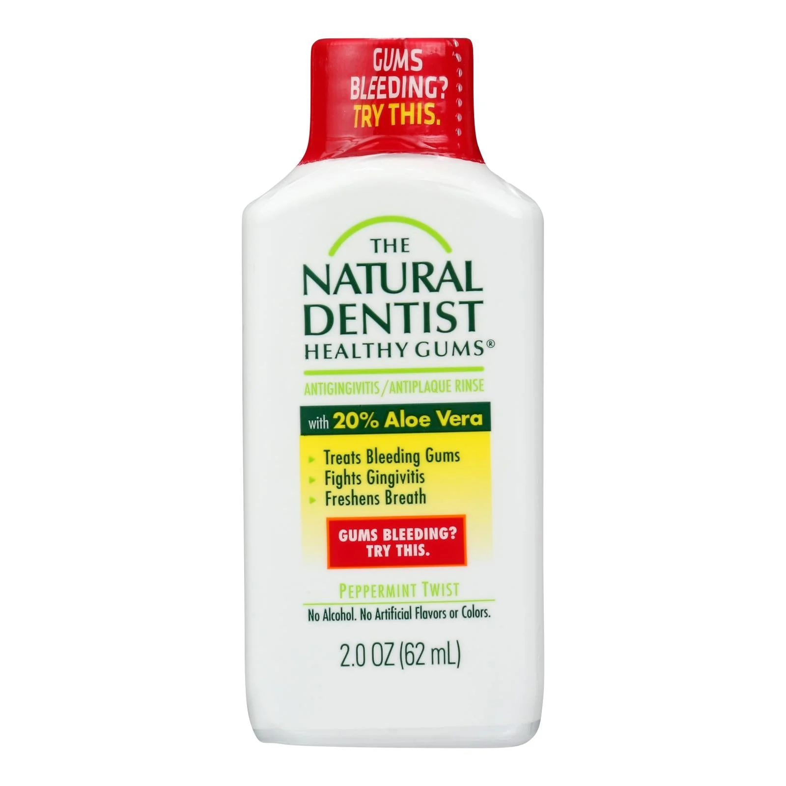 Natural Dentist Anti Gingivitis Rinse - Healthy Gums - Peppermint Twist - 2 Ounce