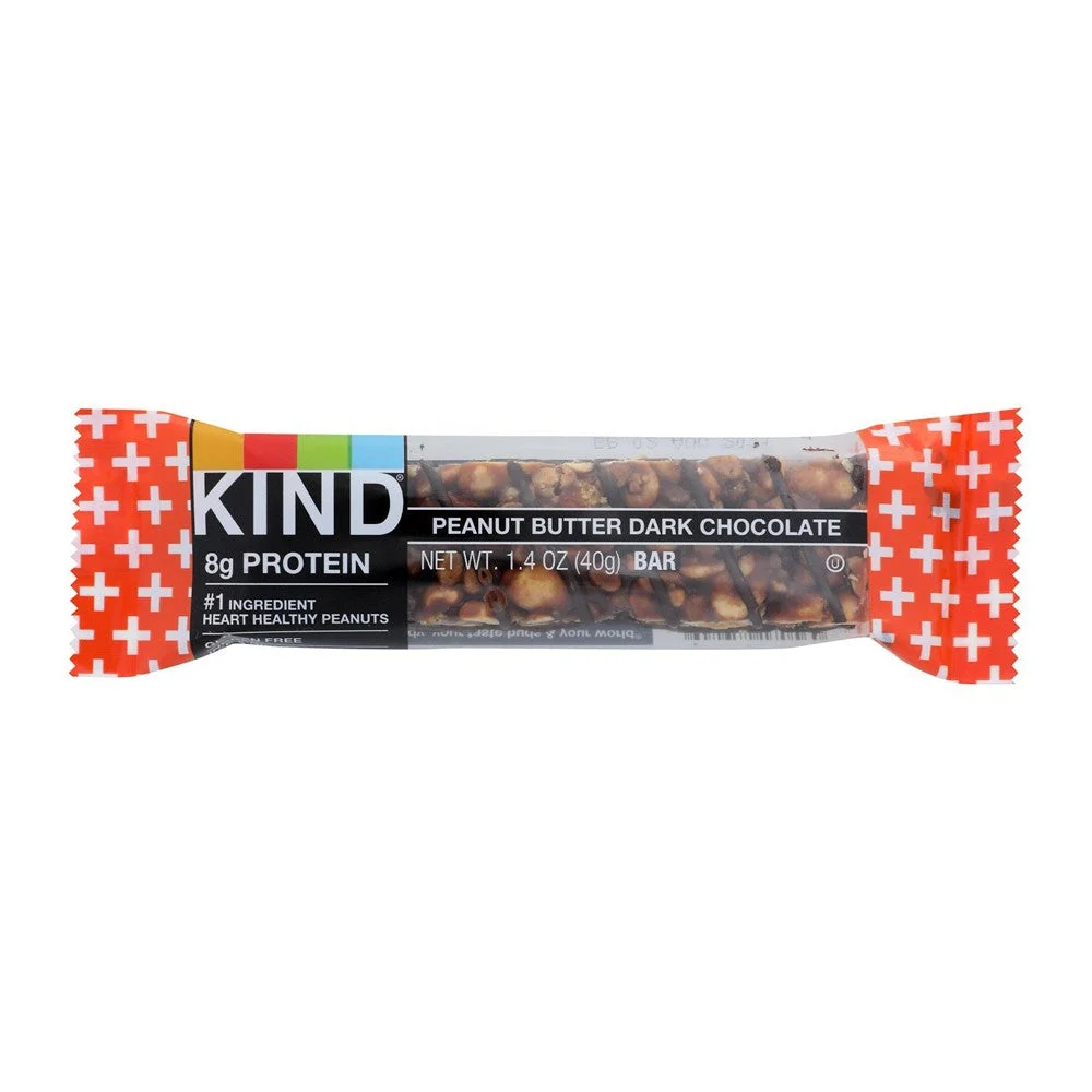 Kind - Bar Dark Chocolate Pnut Btr - Case of 12-1.4 OZ