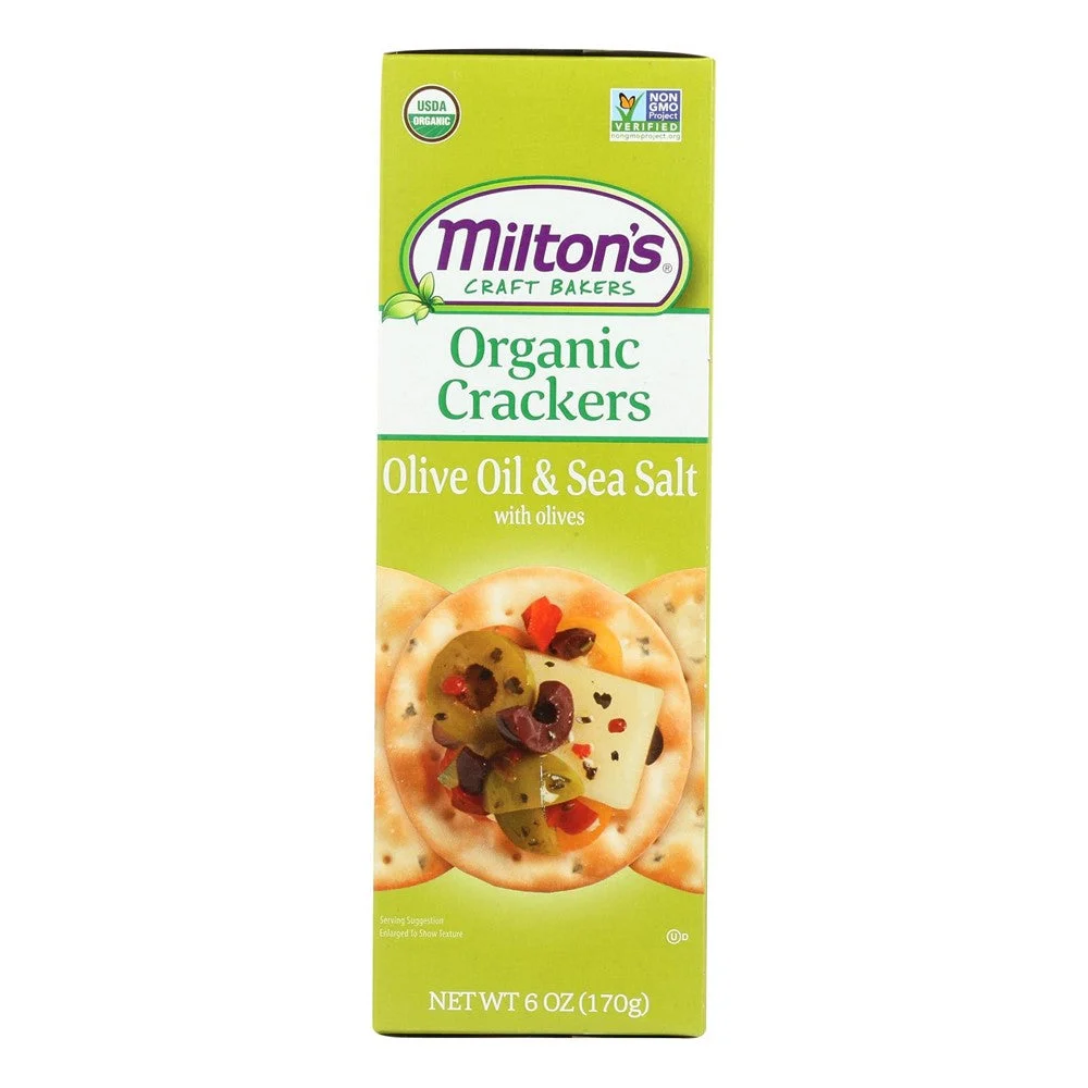 Miltons - Baked Crackers Oo&ss - Case of 8 - 6 OZ