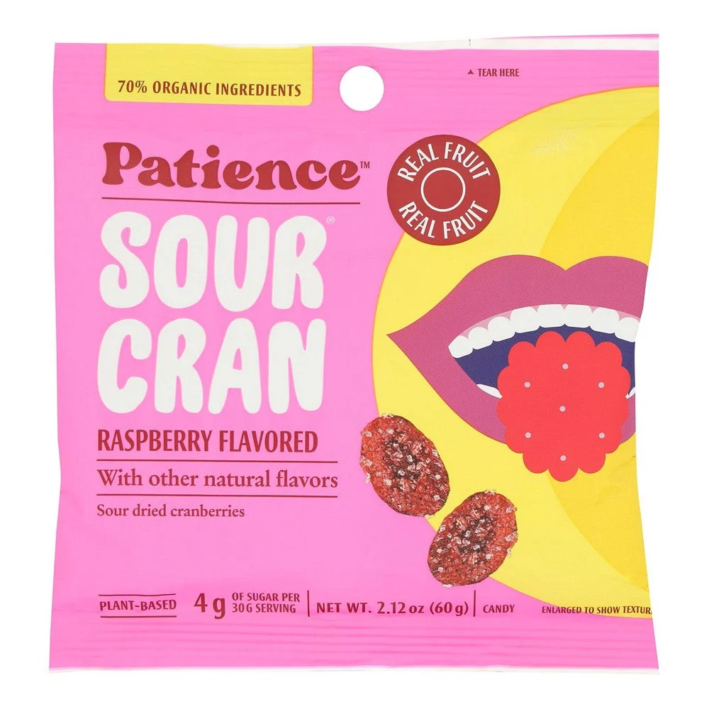 Patience Fruit & Co - Candy Og3 Sr Cran Sr Rasp - Case of 24-2.12 OZ