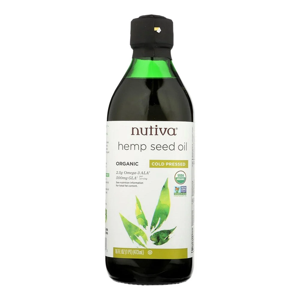 Nutiva - Oil Organic Hempseed - EA of 1-16 FZ