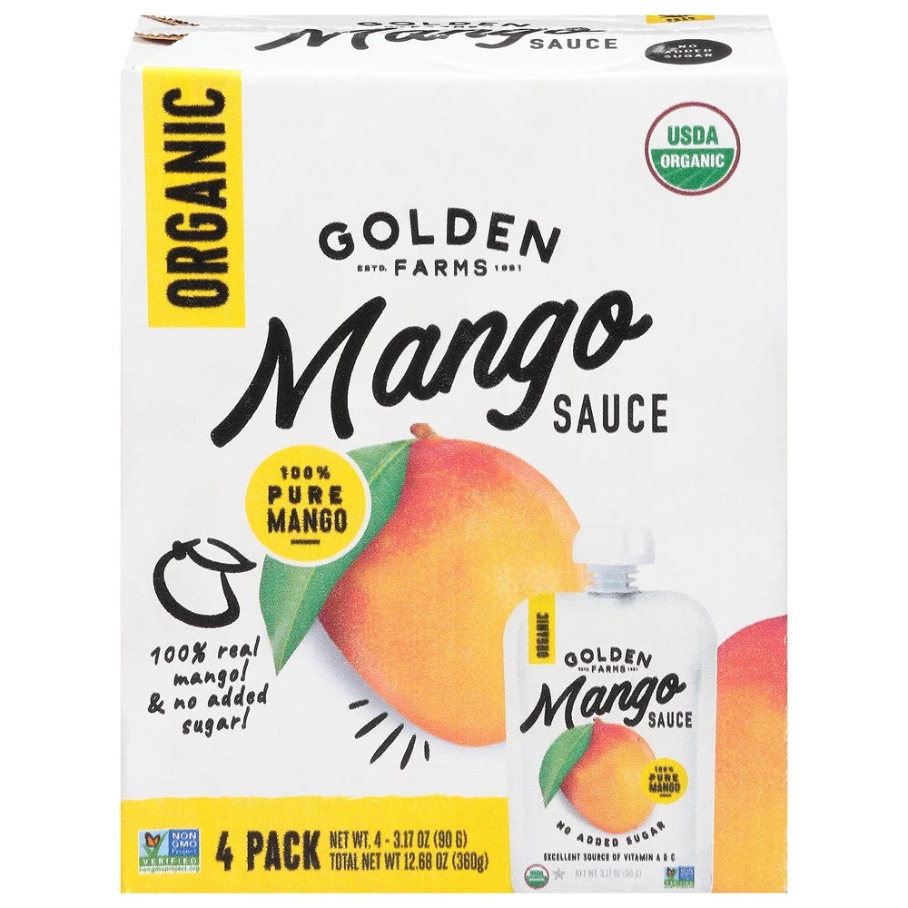Golden Farms - Mango Organic Sauce - Case of 6-4/3.17 Z