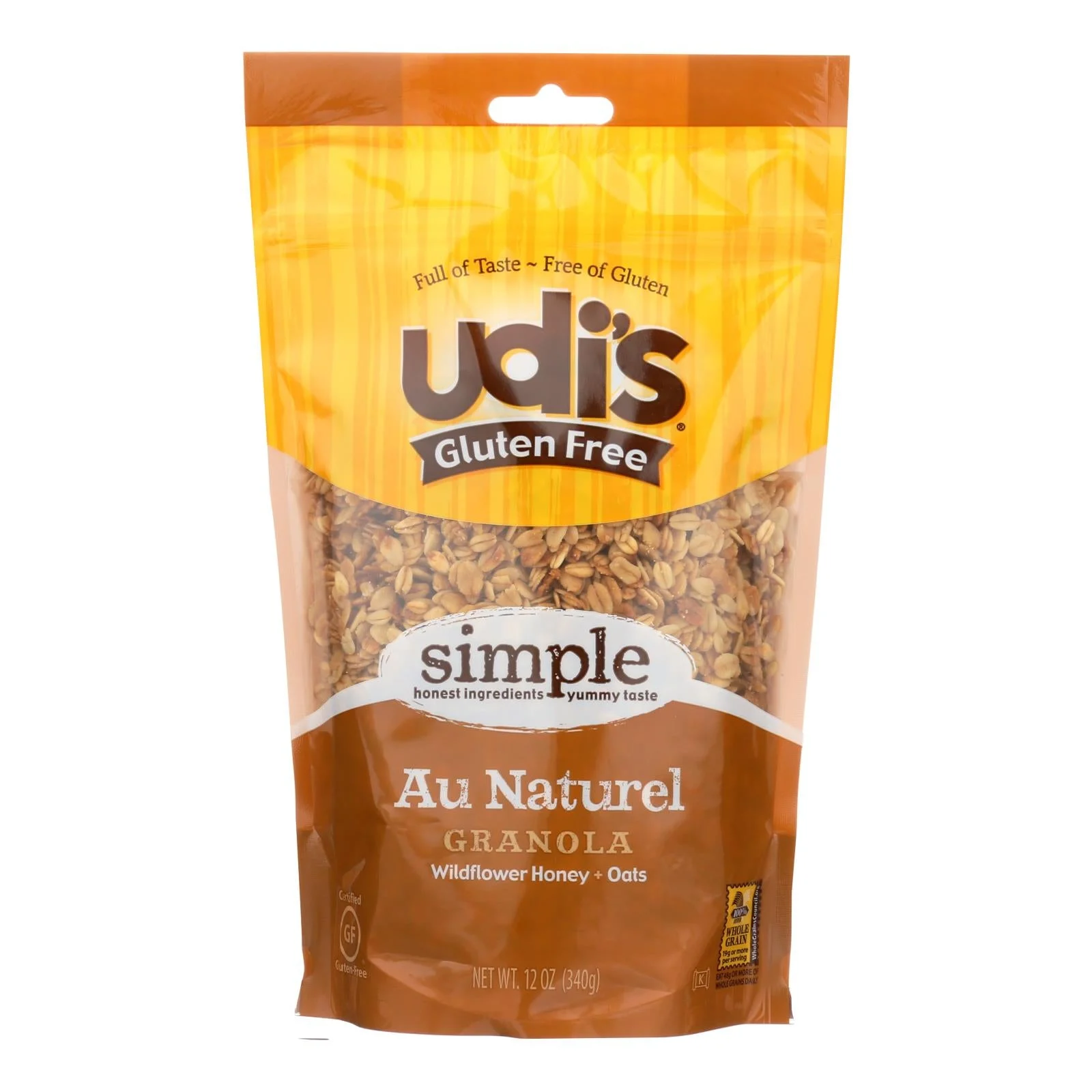 Udi's Granola, Au Naturel - Case of 6 - 11 Ounce
