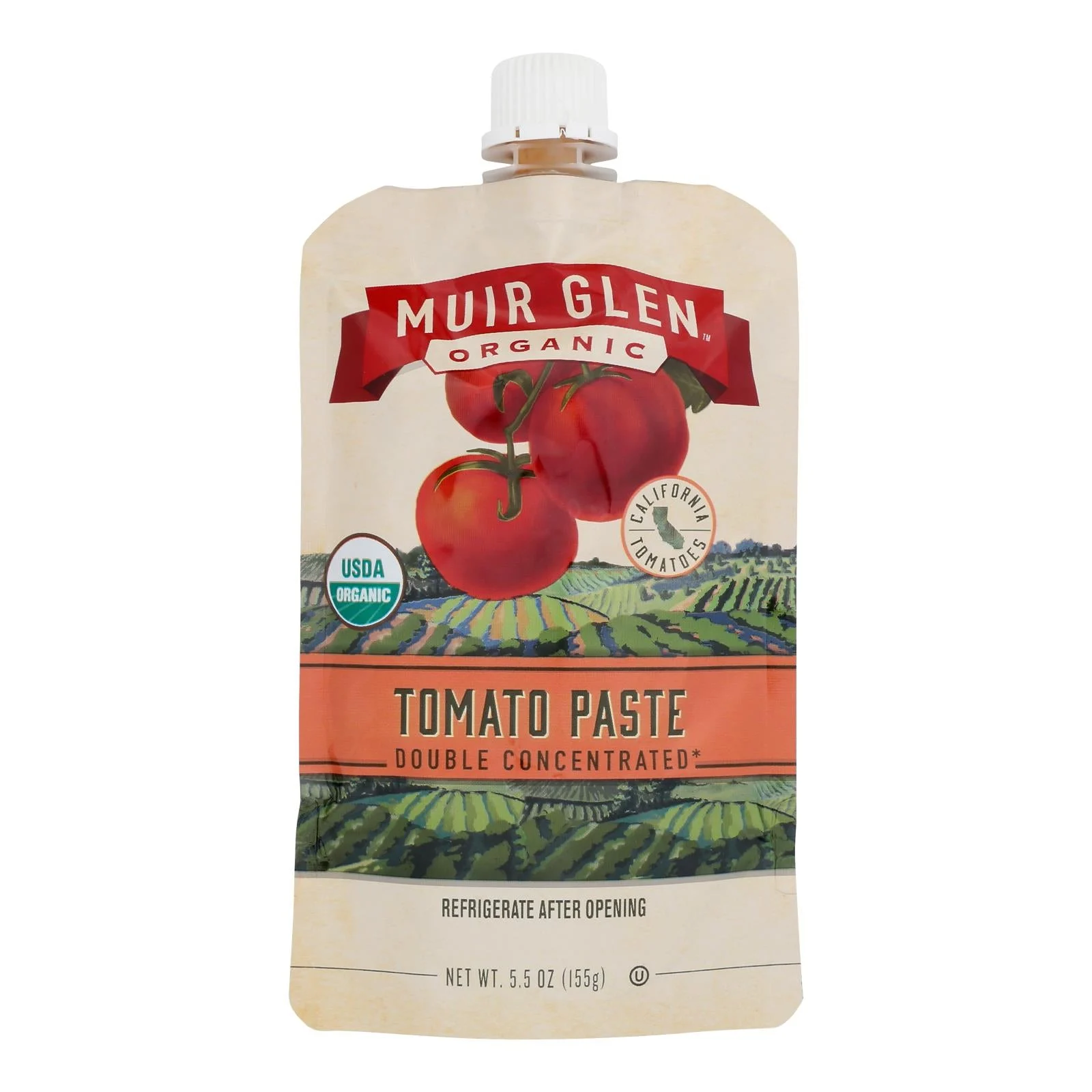 Muir Glen - Tomato Paste Double Conc - Case of 8-5.5 Ounce
