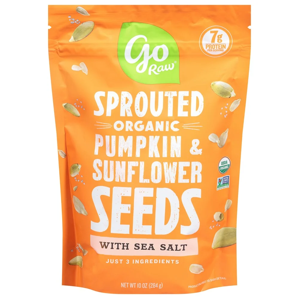 Go Raw - Sd Organic Pumpkn Snflwr Sslt - Case of 6-10 OZ