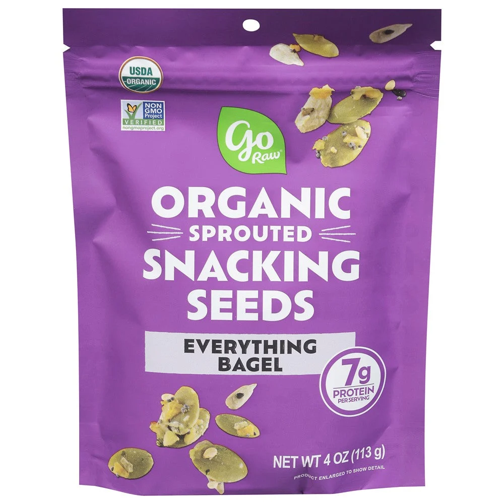Go Raw - Snk Sd Organic Evrythng Bagel - Case of 6-4 OZ