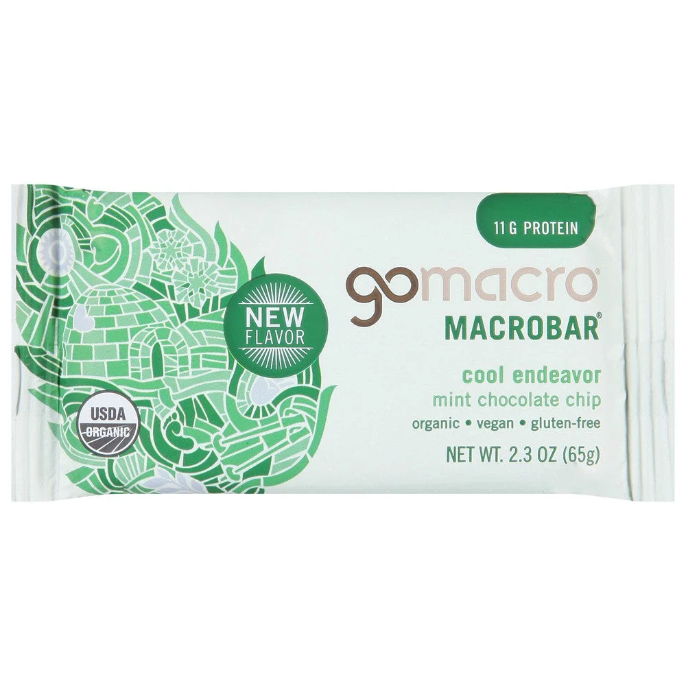 Gomacro - Bar Organic Mint Cchip - Case of 12-2.3 OZ