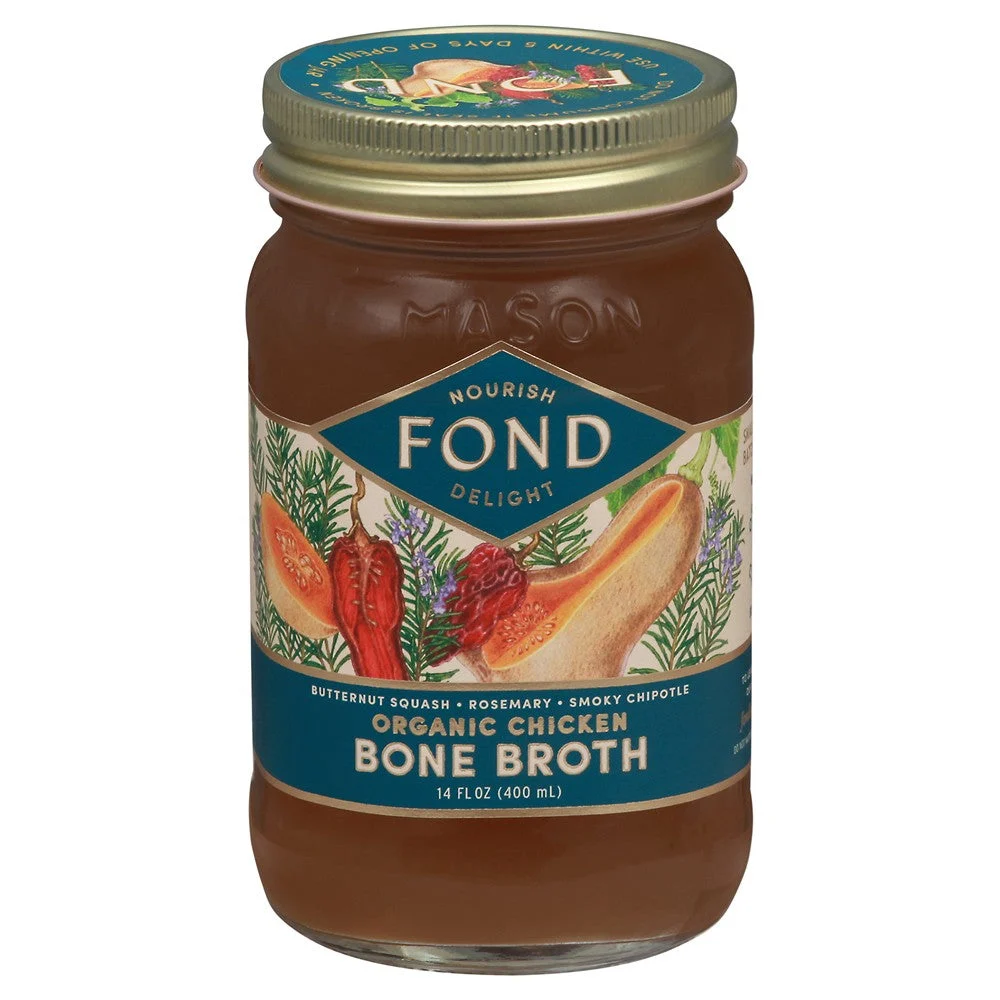 Fond Bone Broth - Bne Brth Organic Chkn Cndctr - Case of 4-14 FZ