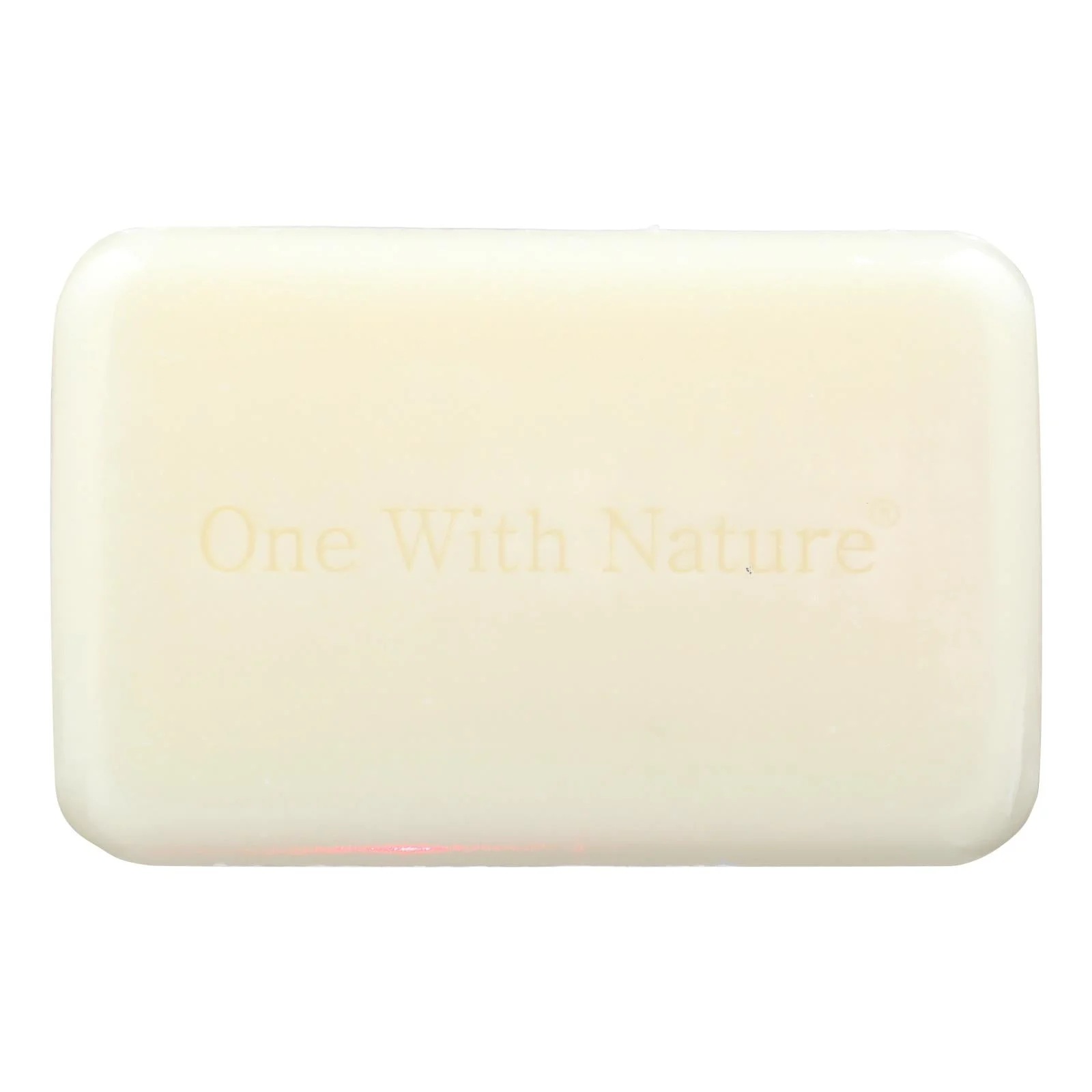 One With Nature Naked Soap - Goat's Milk and Lavender - Case of 6 - 4 Ounce.