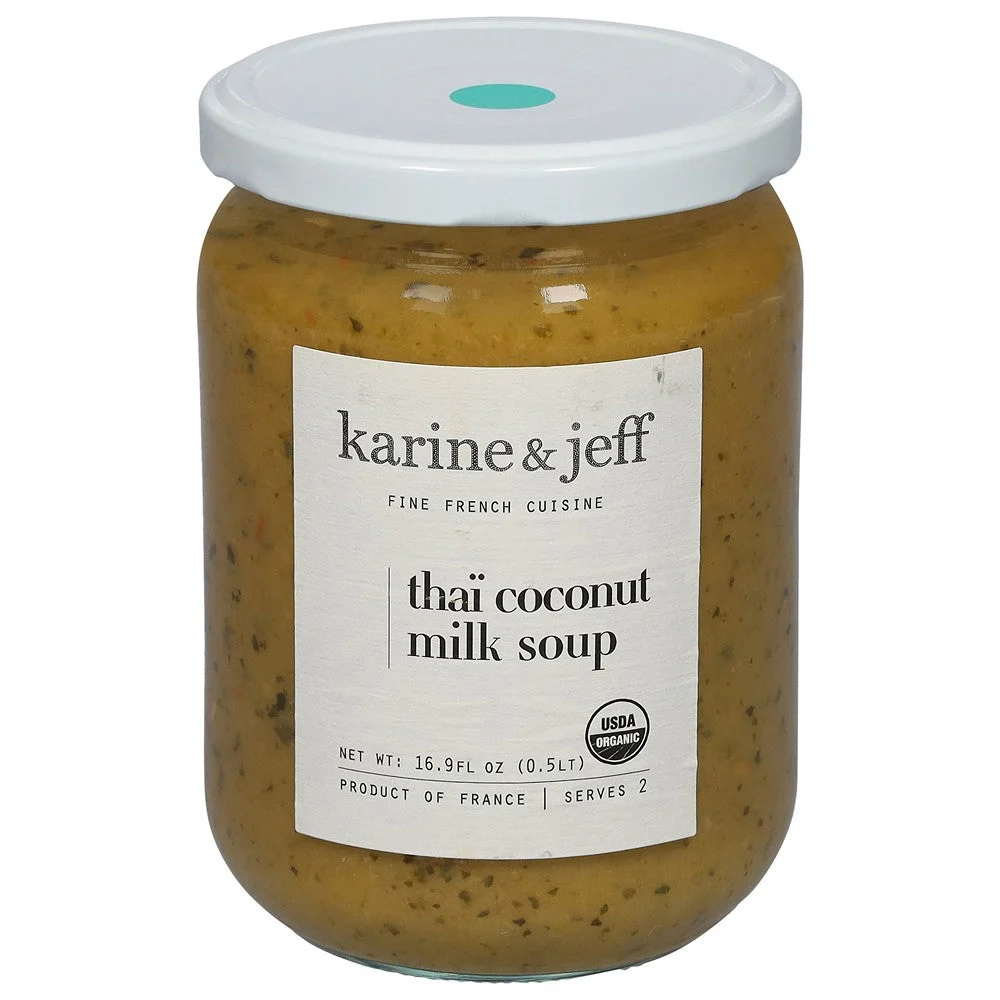 Karine & Jeff - Soup Organic Thai Coconut Mlk - Case of 6-16.9 FZ