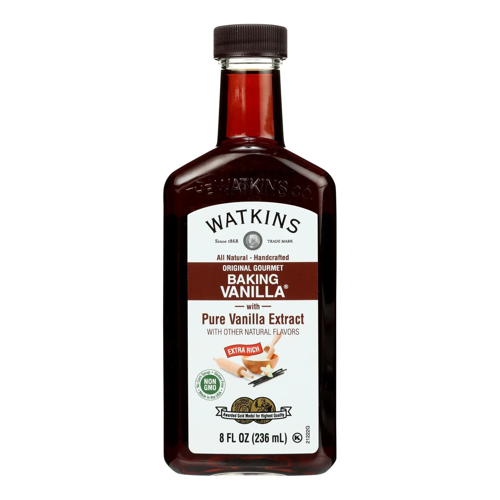 J. R. Watkins Original Gourmet Baking Vanilla - 1 Each - 8 Fluid Ounce