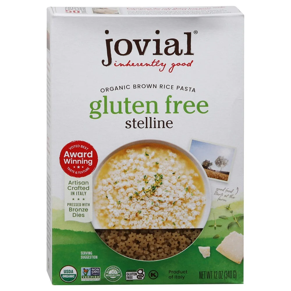 Jovial - Pasta Organic Brn Rce Stellin - Case of 12-12 OZ