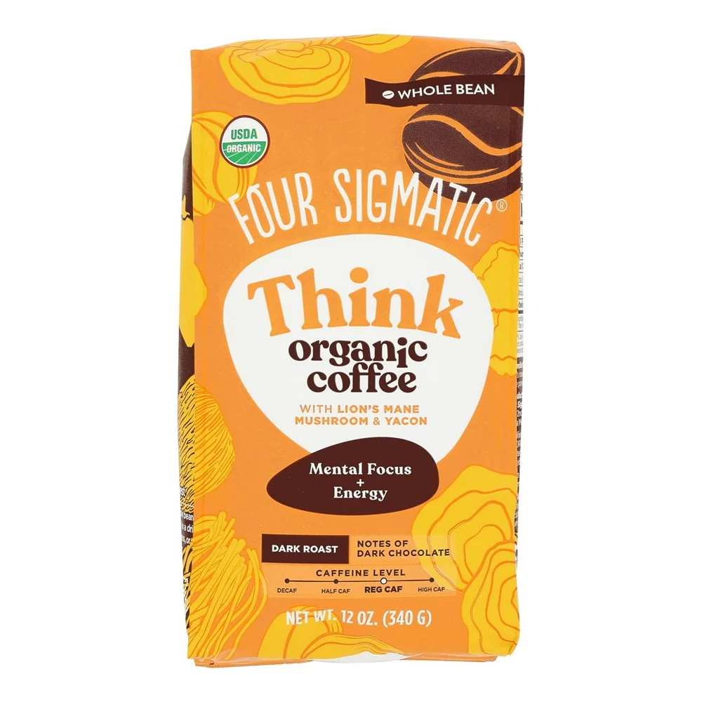 Four Sigmatic - Coff Organic Whlbn Think Mush - Case of 8-10 OZ