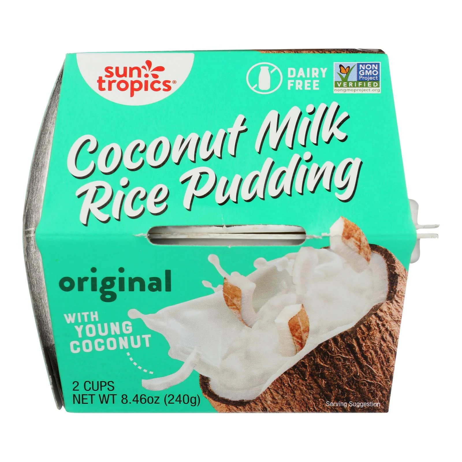 Sun Tropics Ready-To-Eat Coconut Rice Pudding - Case of 6 - 8.46 Ounce