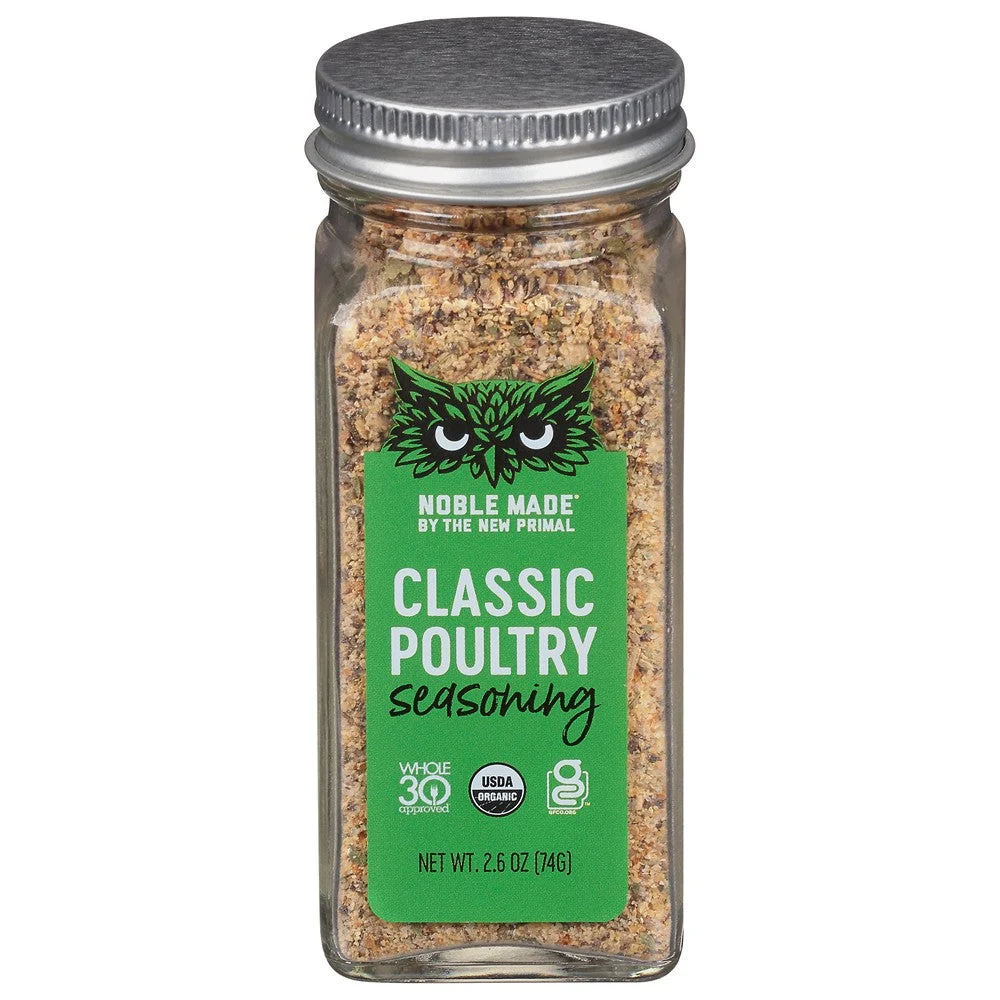 Noble Made - Seasoning Organic Poultry - Case of 6-2.6 OZ