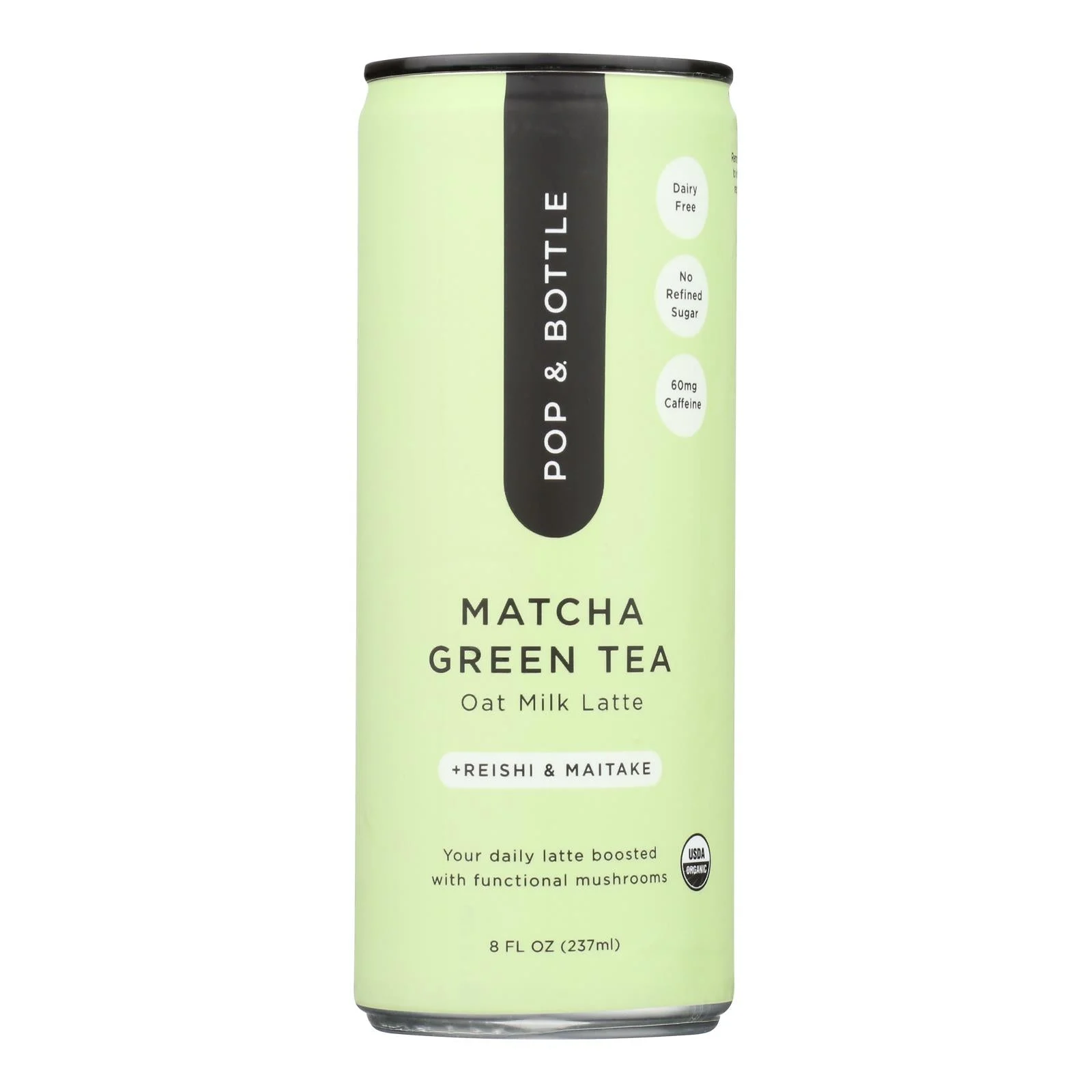 Pop & Bottle - Grn/tea Matcha Latte - Case of 12-8 FZ