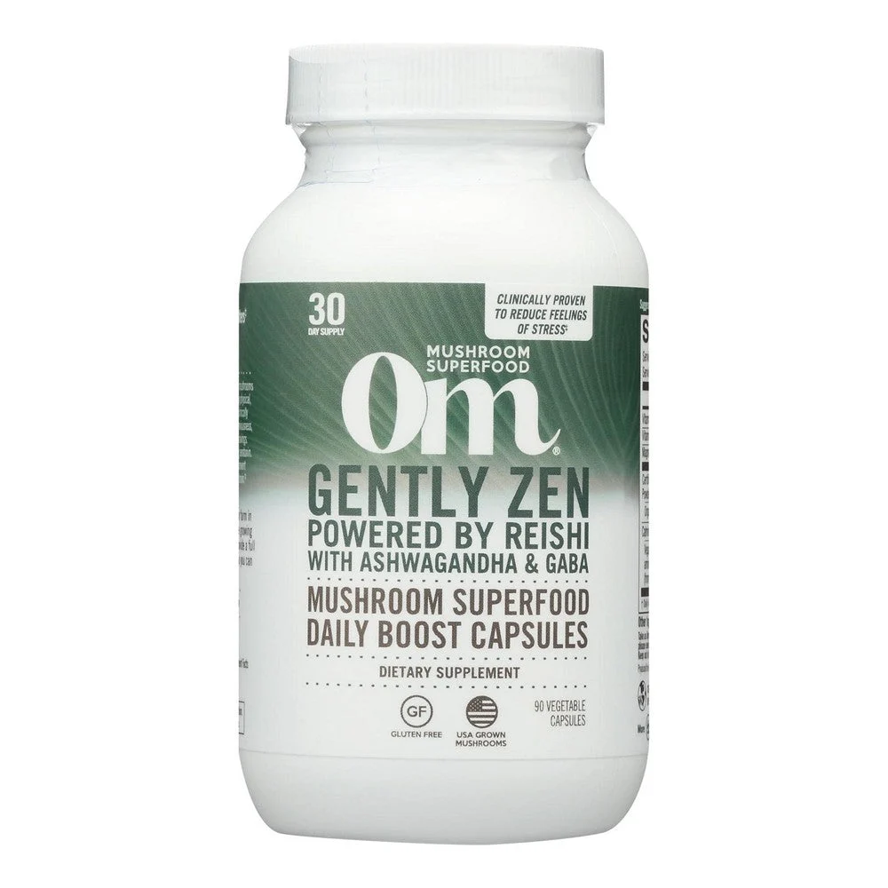Om - Mushroom Sprfd Gently Zen - 1 Each-90 CT
