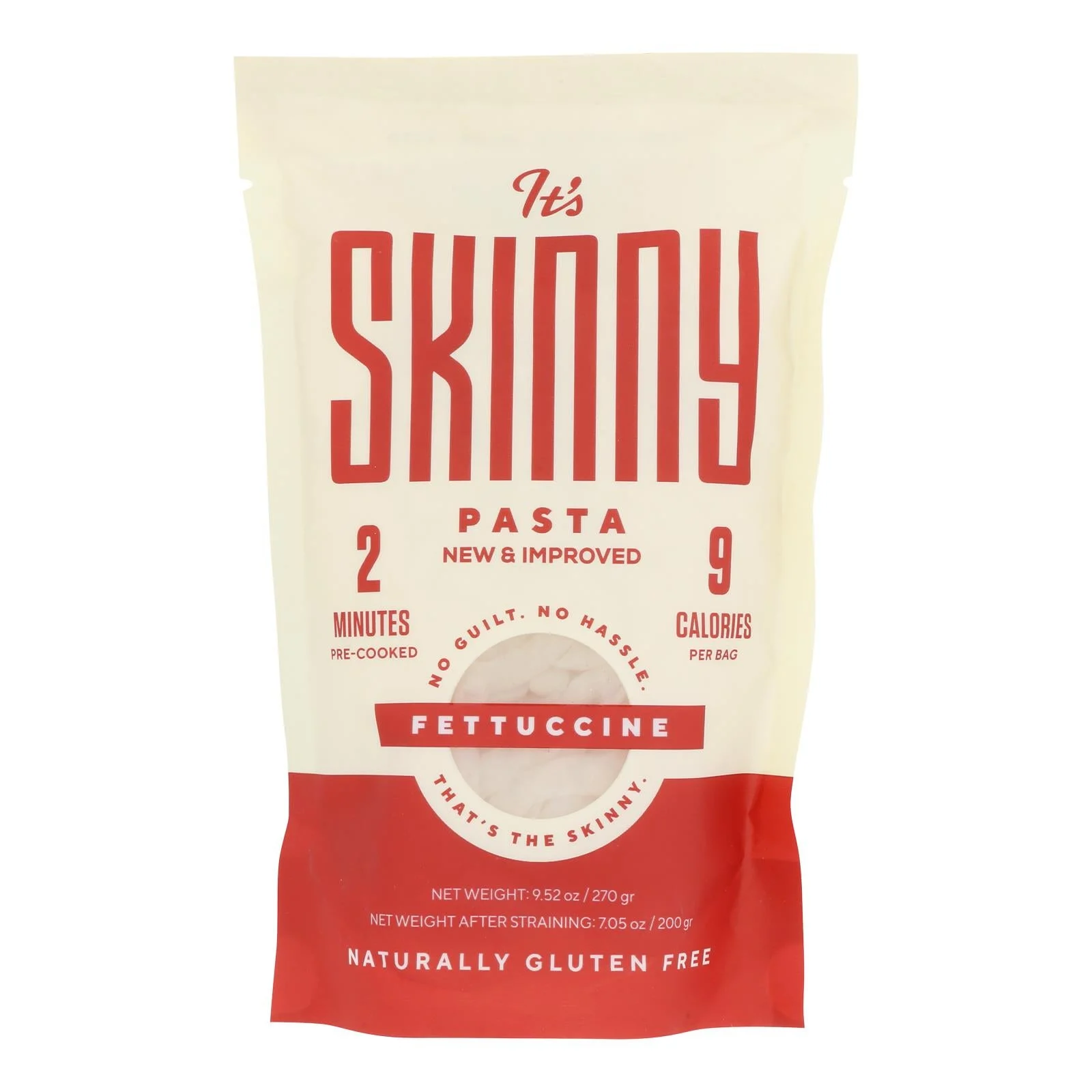 It's Skinny Pasta - Konjac Psta Fettucni Shpe - Case of 6-9.52 OZ