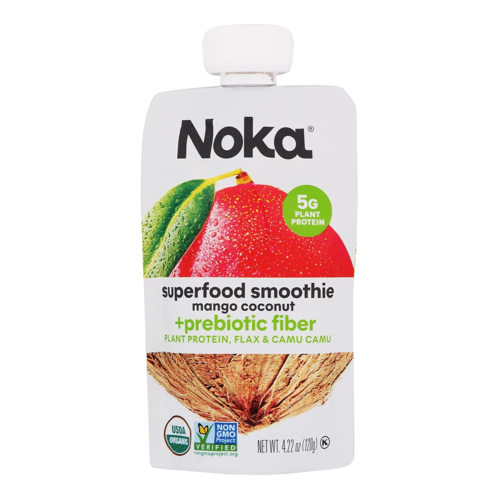 Noka Superfood Mango Coconut Blend - Case of 6 - 4.22 Ounce