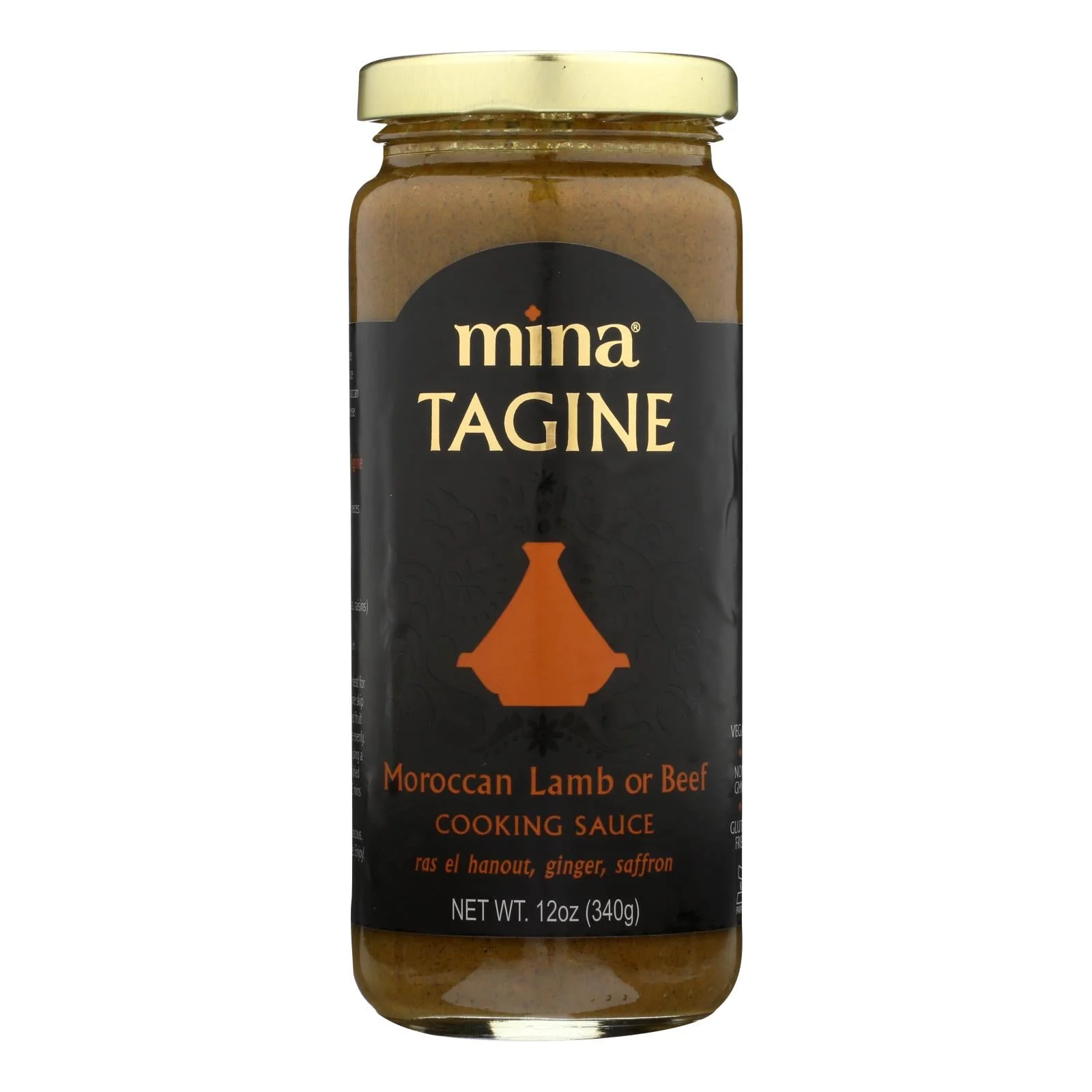 Mina's Moroccan Lamb Or Beef Tagine Sauce - Case of 6 - 12 Ounce