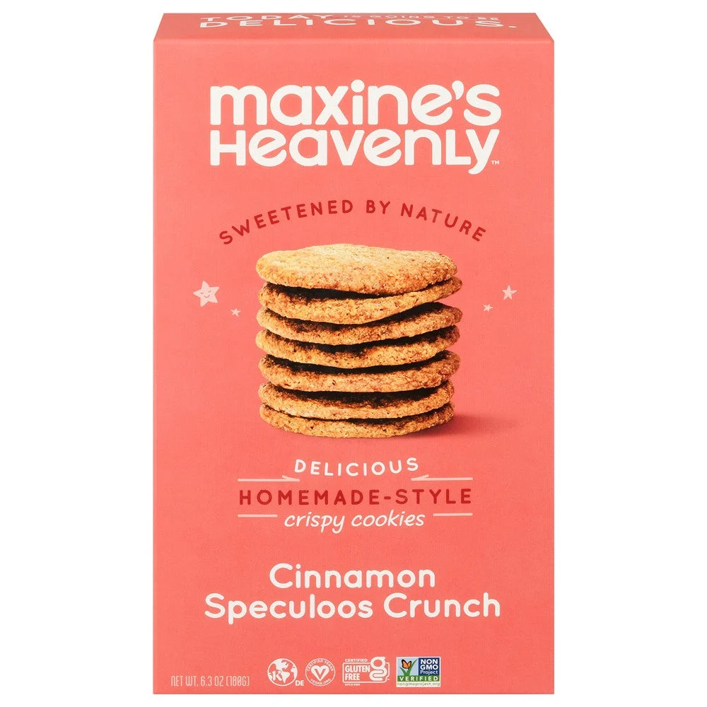 Maxine's Heavenly - Cookies Crspy Cinnnamon - Case of 8-6.3 OZ