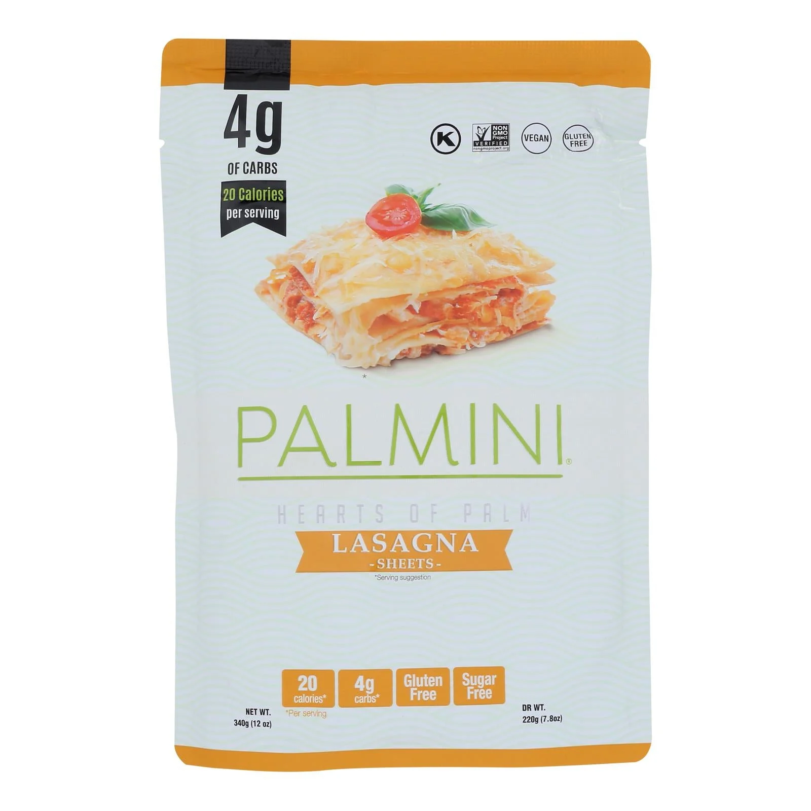 Palmini - Lasagna Sheets Hrts/palm - Case of 6-12 OZ