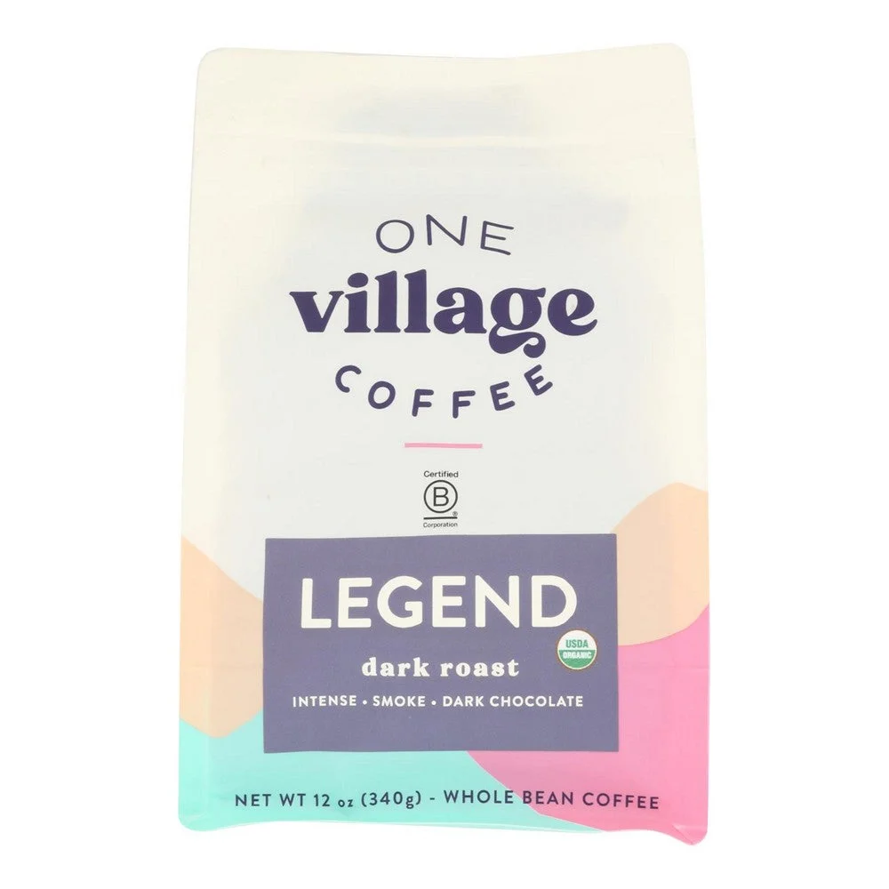 One Village Coffee - Coff Organic Legend Dark Wb - Case of 6-12 OZ