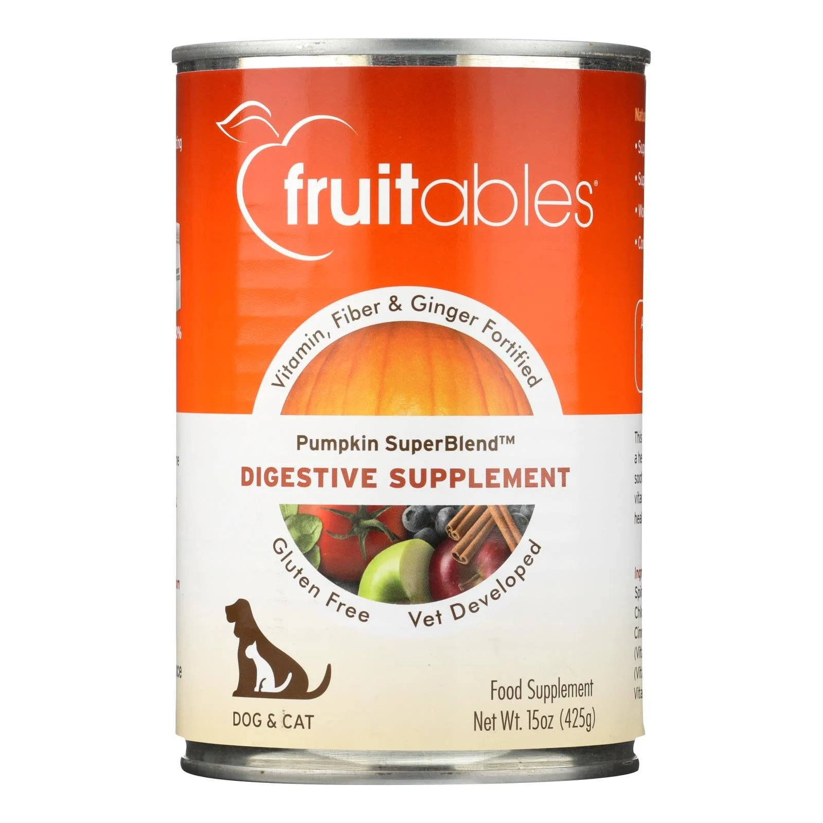 Fruitables Digestive Supplement - Case of 12 - 15 Ounce